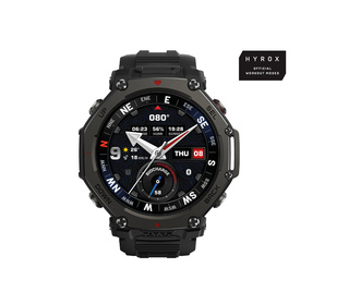 Amazfit T-Rex 3 Pro 3,81 cm (1.5") AMOLED 48 mm Numérique 480x480 pixels Écran tactile Noir Wifi GPS (satellite)