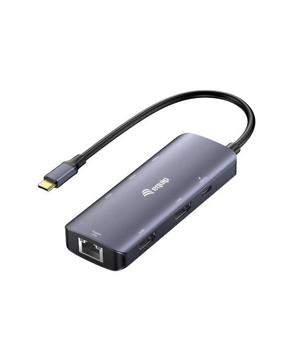 Equip 133501 station d'accueil Avec fil USB 3.2 Gen 1 (3.1 Gen 1) Type-C Gris