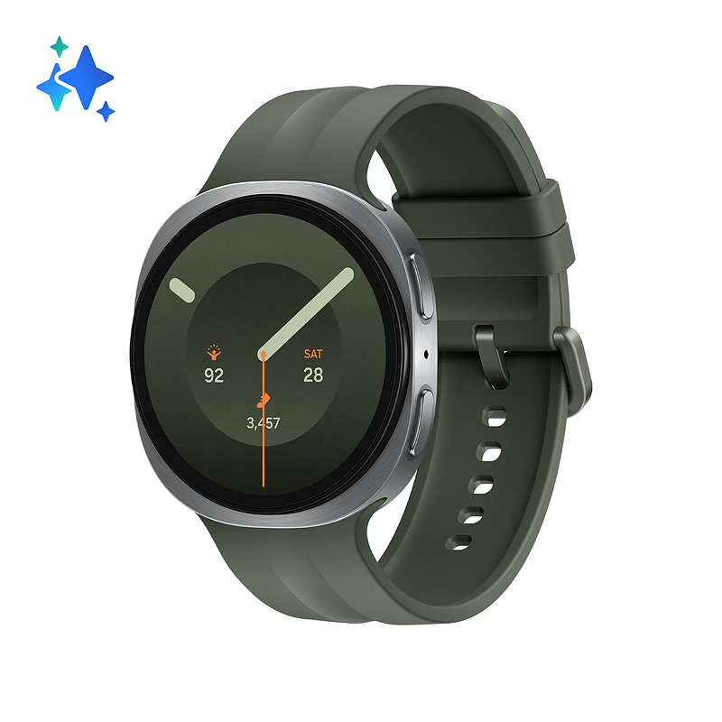 Montre connectée Samsung Galaxy Watch9 44mm LTE Boîtier rond Boîtier aluminium Bracelet silicone - vue 2