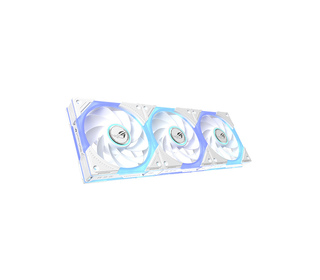 ASUS ROG Eurux GR120 ARGB Reverse Fan White Edition - Triple Pack Boitier PC Ventilateur 12 cm Blanc 3 pièce(s)
