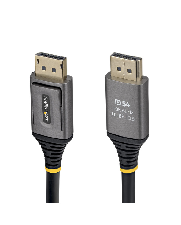 StarTech.com Câble DisplayPort 2.1 de 1m, Câble DisplayPort DP54 Certifié VESA, 8K 60Hz Non Compressé, 10K 60Hz/8K 144Hz/4K avec