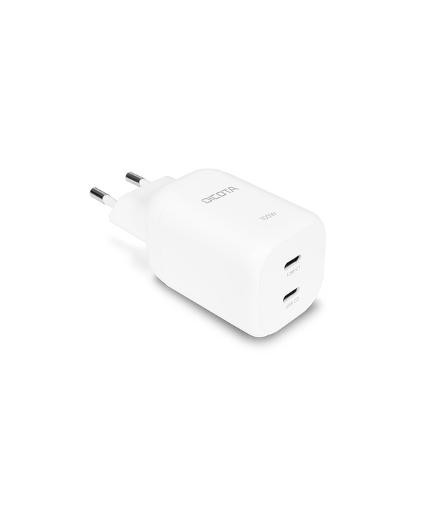 DICOTA D32186 chargeur d'appareils mobiles Ordinateur portable, Smartphone, Tablette Blanc Secteur Charge rapide Intérieure