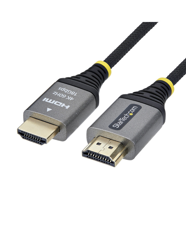 StarTech.com Câble HDMI Haute Vitesse Certifié Premium 3m (10ft), Ultra Flexible, 4K 60Hz/1440p 144Hz avec HDR10/ARC, 18Gbps, Co