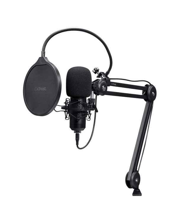 Trust GXT 270 Emita II+ Noir Microphone pour podcast