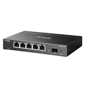 TP-Link Omada ES206X-M2 commutateur réseau Géré L2 2.5G Ethernet (100/1000/2500) Montage sur le bureau ou sur le mur Noir