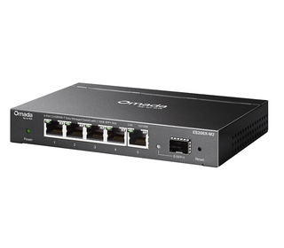 TP-Link Omada ES206X-M2 commutateur réseau Géré L2 2.5G Ethernet (100/1000/2500) Montage sur le bureau ou sur le mur Noir