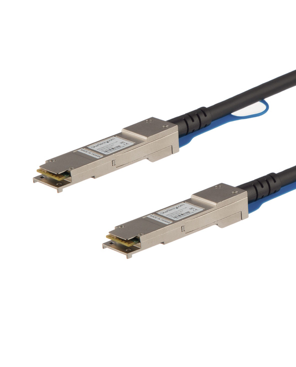 StarTech.com Câble de Connexion Directe Twinax de 1m QSFP+ vers QSFP+ Compatible Cisco QSFP-H40G-CU1M, 40 GbE QSFP+ DAC en Cuivr