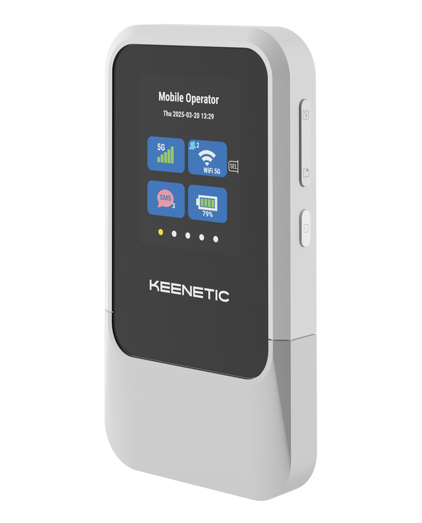 Keenetic Roamer 5G (KN-5210) Point d'accès mobile 5G avec Wi-Fi 6