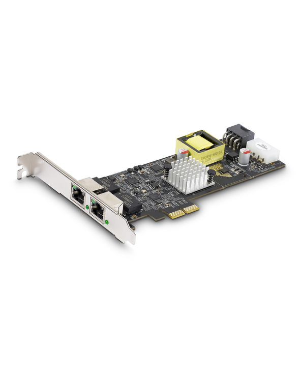 StarTech.com Carte Réseau PCIe à 1 Port 2,5 Gbps NBASE-T, Intel I225-V, Carte Réseau pour Ordinateur à Port Unique, Carte Réseau