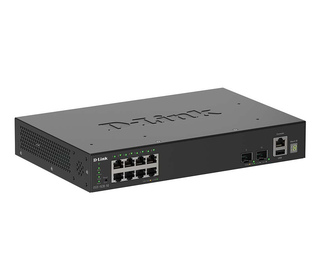 D-Link DGS-1530-10 Géré L2 Gigabit Ethernet (10/100/1000) Noir