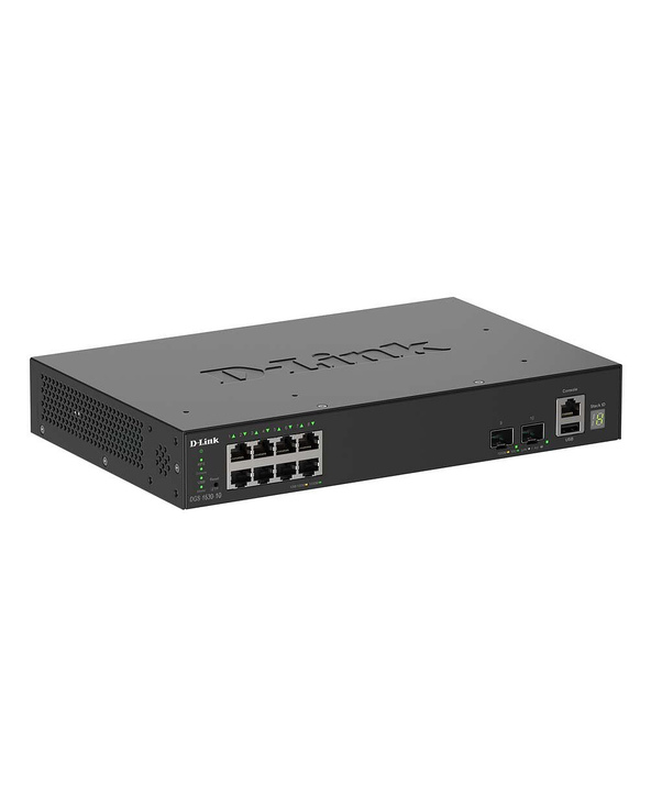D-Link DGS-1530-10 Géré L2 Gigabit Ethernet (10/100/1000) Noir