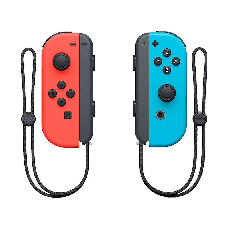 Nintendo Joy-Con (L)/(R) Neon Red/Neon Blue Rouge, Cyan Bluetooth Manette de jeu Analogique/Numérique Nintendo Switch