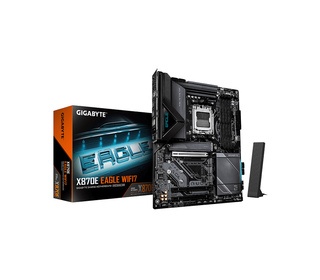 GIGABYTE X870E EAGLE WIFI7 Carte Mère – Compatible avec les processeurs AMD Ryzen 9000, VRM numérique 16+2+2 phases, jusqu’à 820