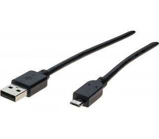 Dacomex 194004 câble USB USB 2.0 1 m USB A Mini-USB B 0,48 Gbit/s Noir