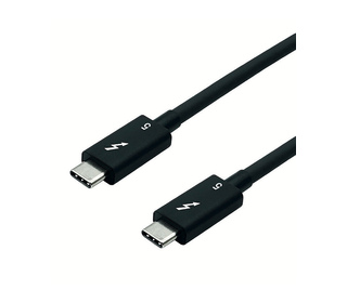 ROLINE 11.02.9112 Câble Thunderbolt 1 m 80 Gbit/s Noir