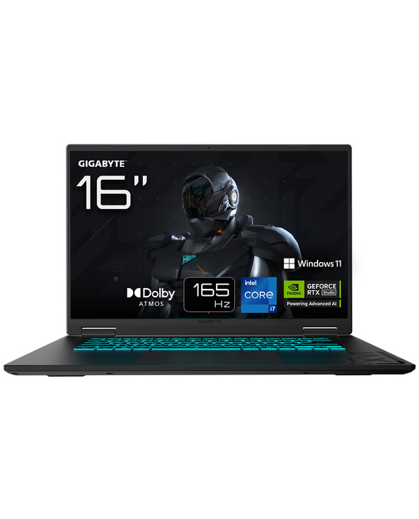 GIGABYTE GAMING A16 CWH ORDINATEUR PORTABLE - 16,0“, 165HZ WUXGA, CORE I7-13620H, NVIDIA RTX 5070, 32GO DDR5 5200MHZ, 11TO GEN4 