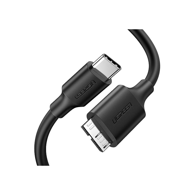 Ugreen UGR-20103 câble USB USB 3.2 Gen 1 (3.1 Gen 1) 1 m USB C Micro-USB B Noir