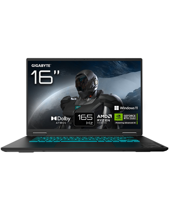 GIGABYTE GAMING A16 ORDINATEUR PORTABLE - 16", 165HZ WUXGA, RYZEN 7 260, RTX 5070, 16GO DDR5 5200MHZ, SSD GEN4 1TO, WINDOWS 11 H