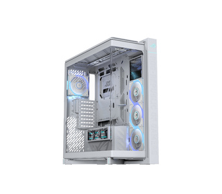 ASUS ROG CRONOX GR801 CURVE TG ARGB WHITE Midi Tower Blanc