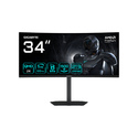 GIGABYTE GS34WQCA ÉCRAN GAMING INCURVÉ 34" WQHD – 3440 X 1440, 1500R, 120HZ, 1MS, 300 CD/M², FREESYNC PREMIUM, HDR READY, HDMI 2