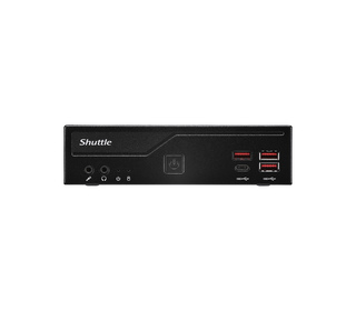 Shuttle Slim PC DB860 , S1851, 2x HDMI, 1x DP, 1x USB-C (DP), 1x 2.5", 1x M.2, 2x LAN (Intel 1G + 2.5G), 2x COM, fonctionnement 