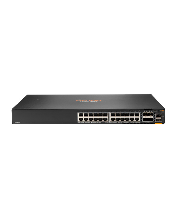 HPE Aruba Networking CX 6200F 24G 4SFP+ Géré L3 Gigabit Ethernet (10/100/1000) 1U