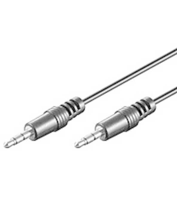 MediaRange 1m, 3.5mm - 3.5mm câble audio 3,5mm Noir
