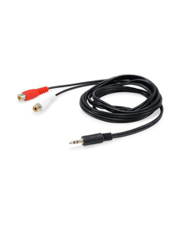 Equip 147093 câble audio 250 m 2xRCA 3,5mm Noir