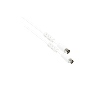 Alcasa S-PAK015 câble coaxial 1,5 m IEC Blanc