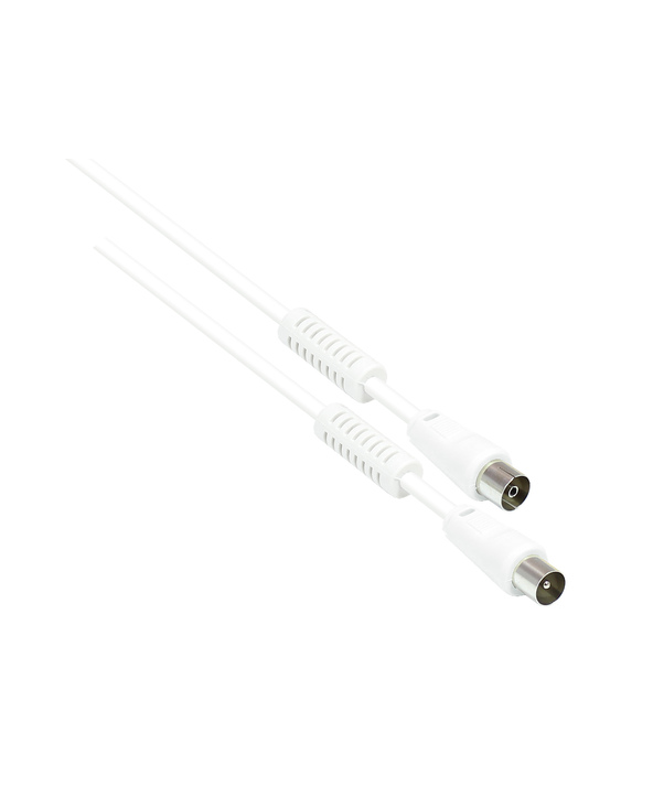 Alcasa S-PAK015 câble coaxial 1,5 m IEC Blanc