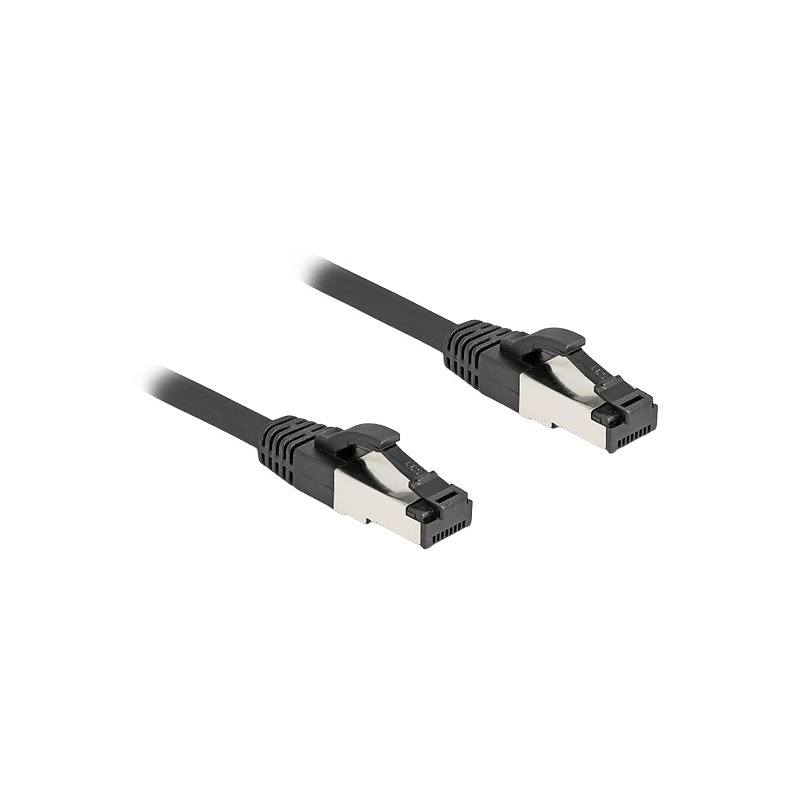 DeLOCK 80566 câble de réseau Noir 0,25 m Cat8.1 S/FTP (S-STP) Rond