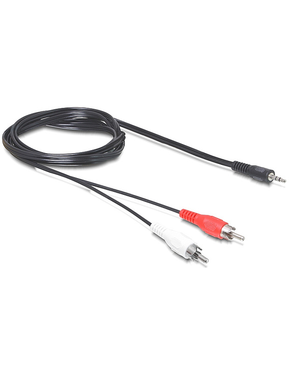 DeLOCK 84277 câble audio 10 m 3,5mm 2xRCA Noir