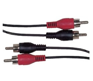 Schwaiger CIK5125 câble audio 10 m 2xRCA Noir