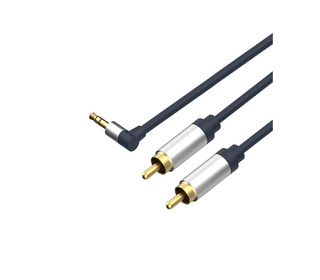 shiverpeaks FL31-36131 câble audio 0,75 m 3,5mm 2xRCA Bleu
