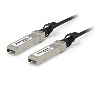 LevelOne DAC-0103 câble InfiniBand et à fibres optiques 3 m SFP+ Noir, Acier inoxydable