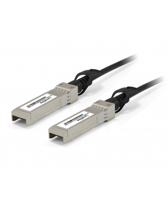 LevelOne DAC-0103 câble InfiniBand et à fibres optiques 3 m SFP+ Noir, Acier inoxydable