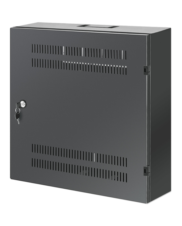 Intellinet Coffret mural 19" extra-plat avec rails 4U horizontaux et 2U verticaux, profondeur 170 mm, idéal AV/multimédia/survei