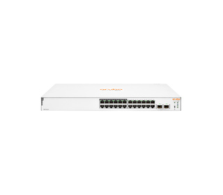 HPE Aruba Networking Aruba Instant On 1830 24G 12p Class4 PoE 2SFP 195W Géré L2 Gigabit Ethernet (10/100/1000) Connexion Etherne