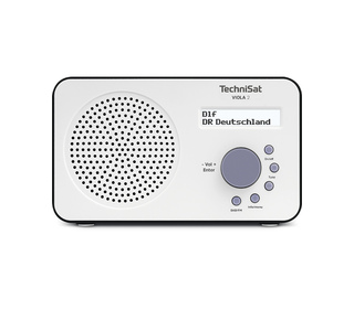 TechniSat 0000/3906 Radio portable Numérique Noir, Blanc