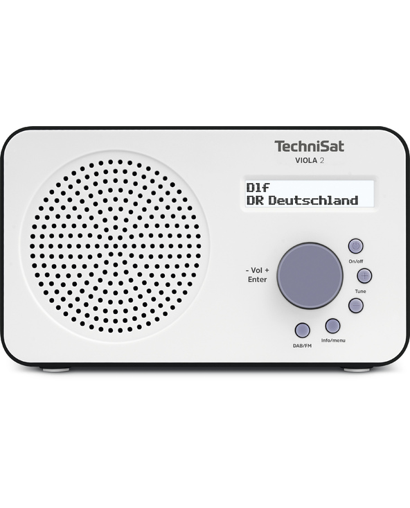 TechniSat 0000/3906 Radio portable Numérique Noir, Blanc