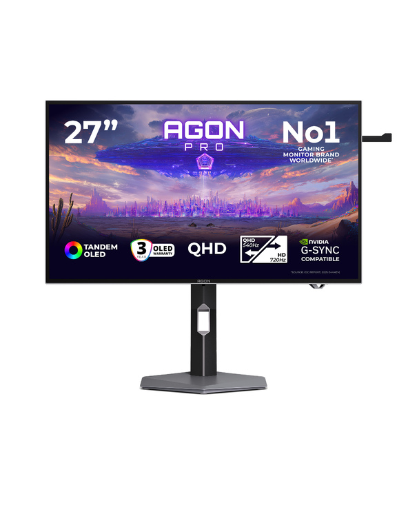 AOC AGON PRO AGP277QKDC 26.5" OLED Quad HD 0,03 ms Gris