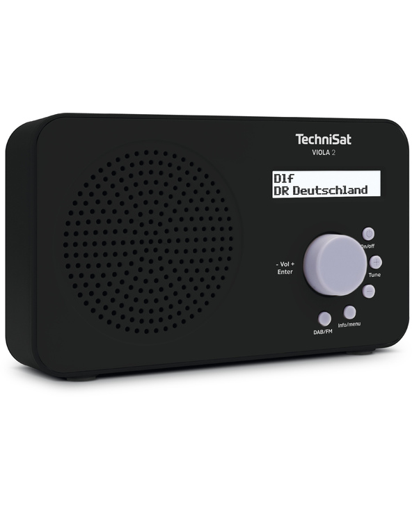 TechniSat VIOLA 2 Portable Analogique et numérique Noir