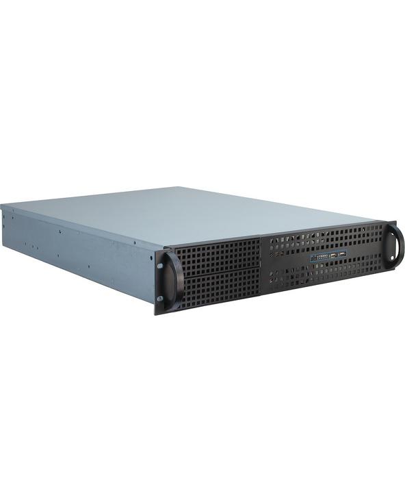 Inter-Tech 2U-2129N Rack Noir, Argent