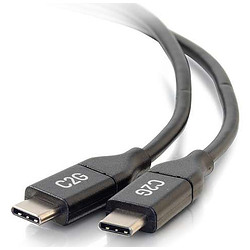 C2G 0,9 M CÂBLE USB-C VERS USB-C 2.0 MÂLE VERS MÂLE (5 A)