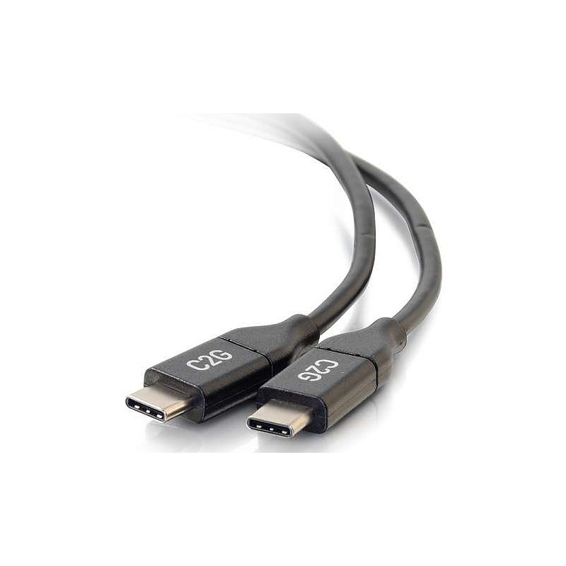 C2G 0,9 M CÂBLE USB-C VERS USB-C 2.0 MÂLE VERS MÂLE (5 A)