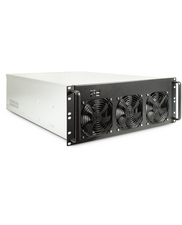Inter-Tech 4F28 Rack Noir, Argent