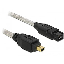 DeLOCK FireWire A/B, 1.0m 1 m Gris