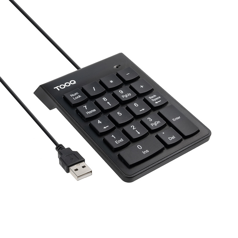 TooQ TQK-2001-B clavier Bureau USB Non Noir