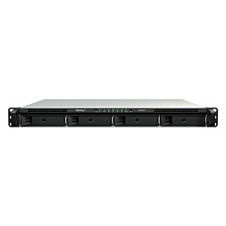 Synology RackStation RS826RP+ serveur de stockage NAS Rack (1 U) AMD Ryzen V1500B 4 Go DDR4 0 To DiskStation Manager Noir, Gris