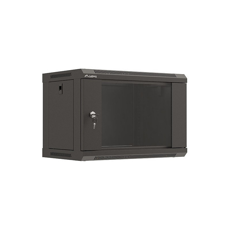 Lanberg WF03-5306-10B étagère 6U Rack monté sur le mur Noir